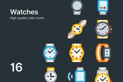 Vector Watches Icons
