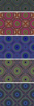 8 Floral Mandala Patterns Vector Templates Ai EPS