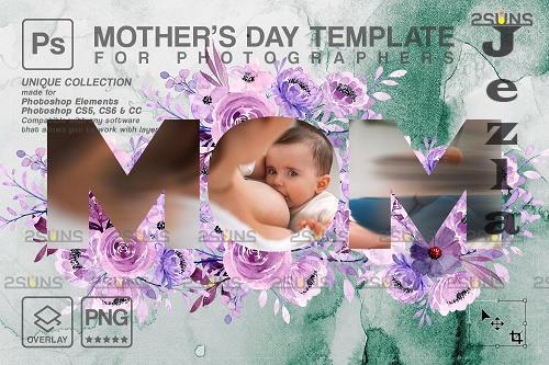 Mother's Day Digital Photoshop Template V6 - 1447836