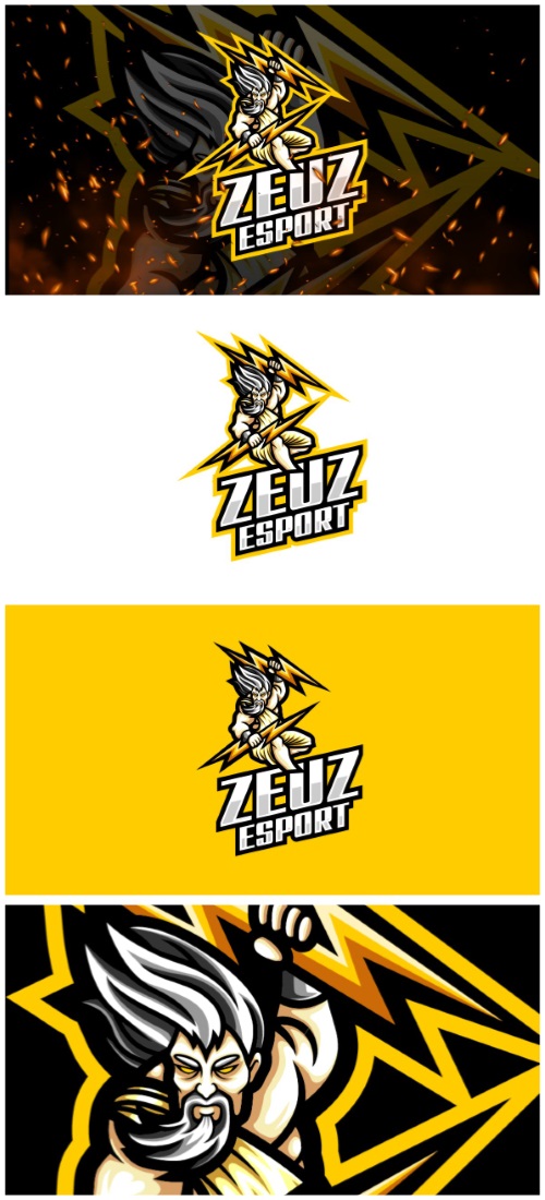 Zeus E-Sport and Sport Logo Template