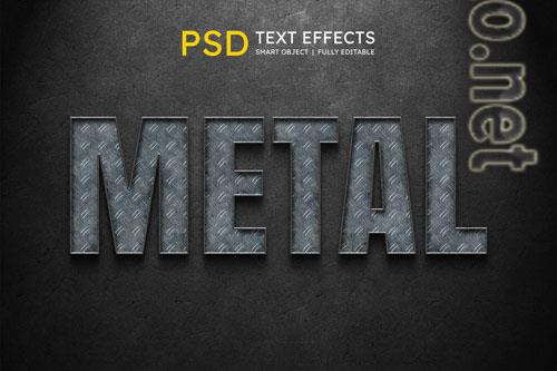 Metal text style effect Premium Psd Metal text style effect Premium Psd