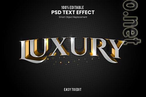 Luxury text effect  psd design