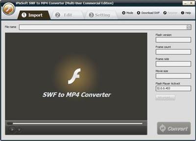 iPixSoft SWF to MP4 Converter 4.6.0