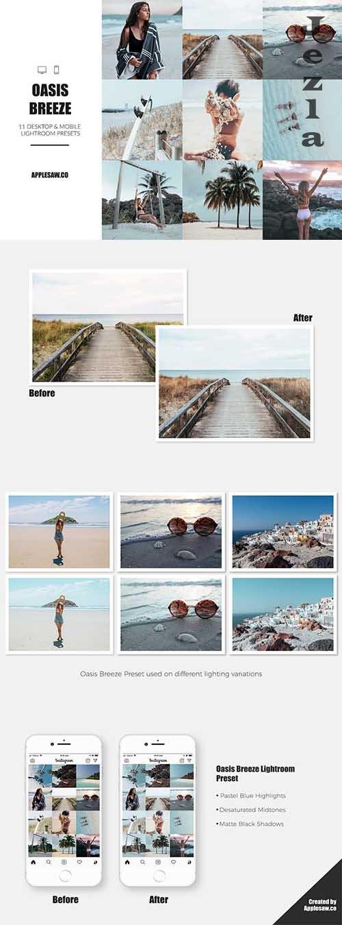 Oasis Breeze Lightroom Presets - 3865859