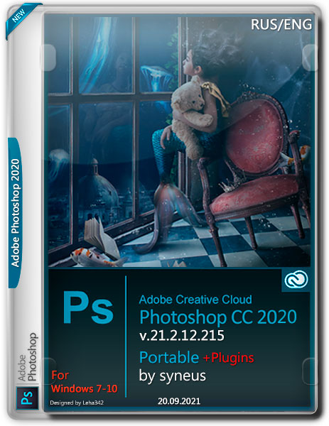 Adobe Photoshop 2020 v.21.2.12.215 Portable + Plugins by syneus (RUS/ENG/2021)