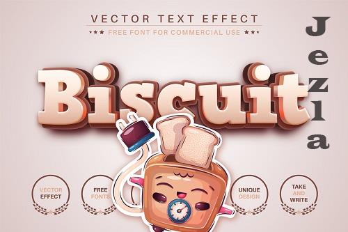 Bisquit - Editable Text Effect - 6516154