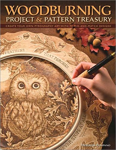 Woodburning Project & Pattern Treasury: Create Your Own Pyrography Art with 75 Mix and Match Designs