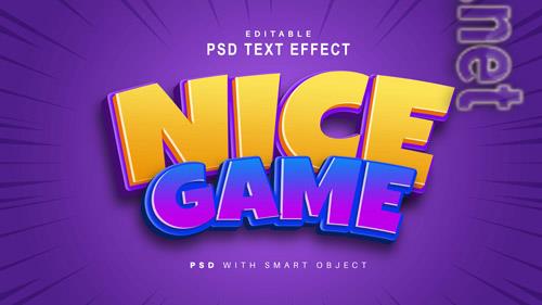 Nice text effect  psd design