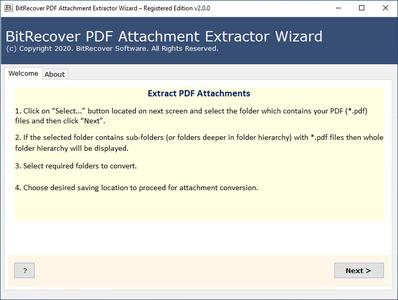 BitRecover PDF Attachment Extractor Wizard 2.2.0