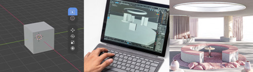 Domestika - Interior ArchViz Create Surreal 3D Designs with Blender
