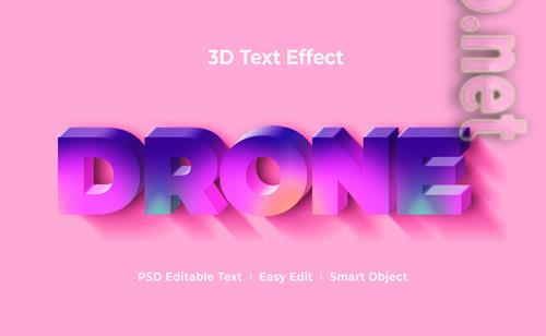Drone 3d text effect mockup template Premium Psd Drone 3d text effect mockup template Premium Psd