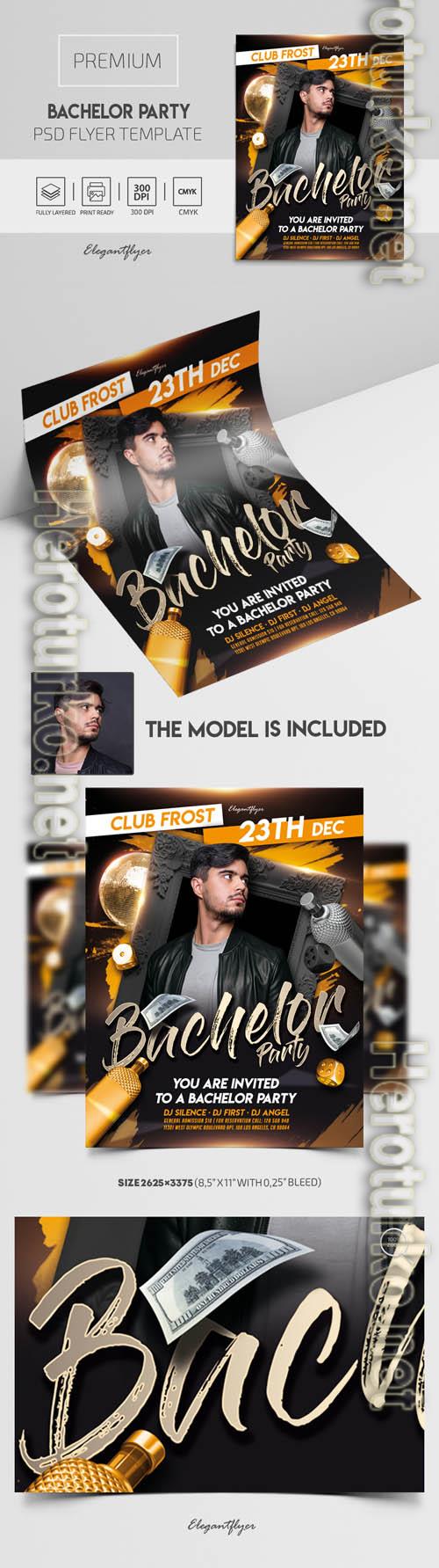 Bachelor Party Premium PSD Flyer Template