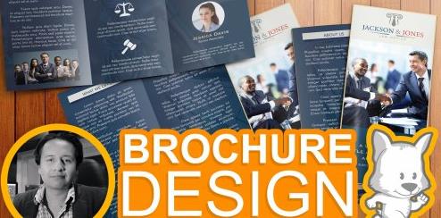 Brochure Design in Illustrator for Non Designers - How to Make Easy Trifold Designs