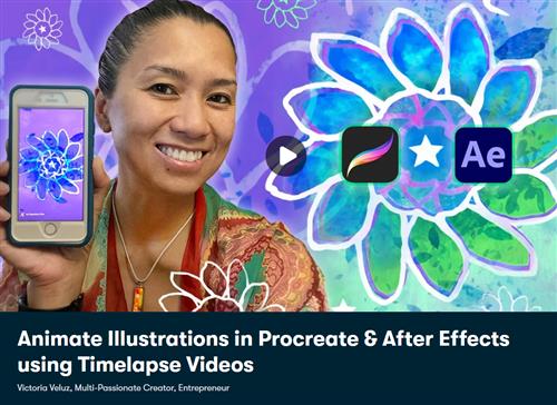 Skillshare - Animate Illustrations in Procreate & After Effects using Timelapse Videos