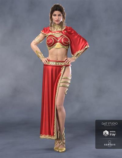 DFORCE REBEL PRINCESS FOR GENESIS 8 FEMALE(S)