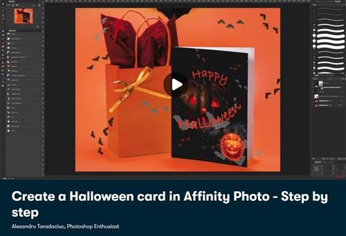 Skillshare - Create a Halloween card in Affinity Photo - Step by step