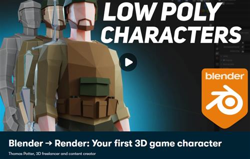 Skillshare - Skillshare - Blender → Render Your first 3D game character