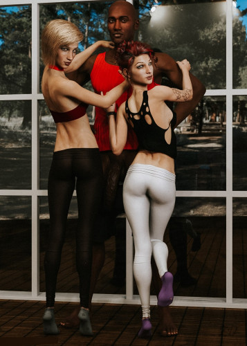 ZerenDevi - Serena and Peyton - Yoga 3D Porn Comic