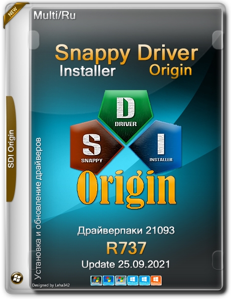 Snappy Driver Installer Origin R737 / Драйверпаки 21.09.3 (x86-x64) (2021) (Multi/Rus)