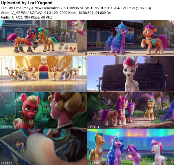 My Little Pony A New Generation (2021) 1080p NF WEBRip DD5 1 X 264-EVO