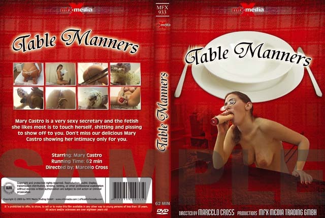 Table Manners /   [MFX-0933] (Marcelo Cross, MFX Media) [2000 ., Scat, Anal, Toys, Masturbation, DVDRip]