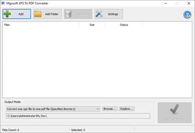 Mgosoft XPS To PDF Converter 12.3.2