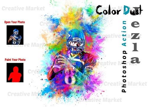 Color Dust Photoshop Action - 6529236 Color Dust Photoshop Action - 6529236