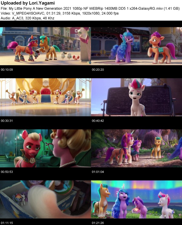 My Little Pony A New Generation (2021) 1080p NF WEBRip DD5 1 x264-GalaxyRG