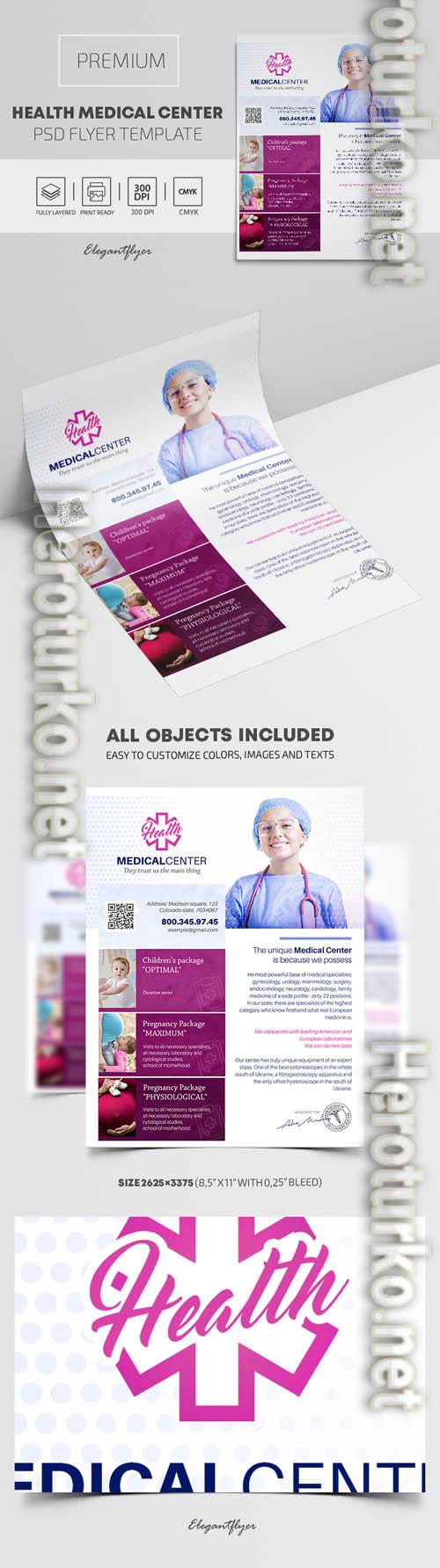 Health Medical Center Premium PSD Flyer Template
