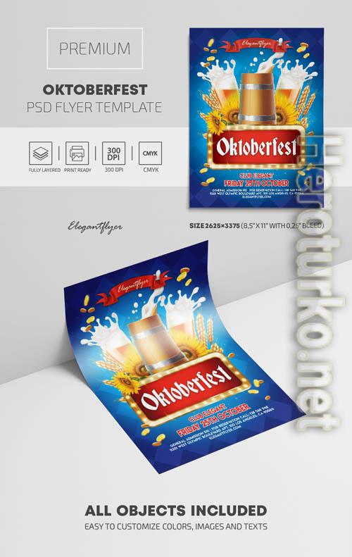 Oktoberfest Premium PSD Flyer Template Oktoberfest Premium PSD Flyer Template