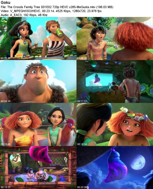 The Croods Family Tree S01E02 720p HEVC x265-MeGusta
