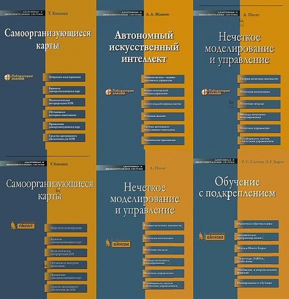 Адаптивные и интеллектуальные системы в 14 книгах (2005-2021) PDF, DJVU