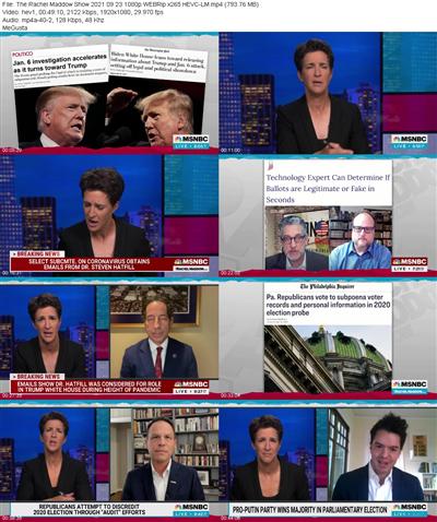 The Rachel Maddow Show 2021 09 23 1080p WEBRip x265 HEVC LM