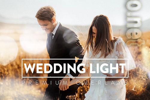 30 Wedding Light Overlays