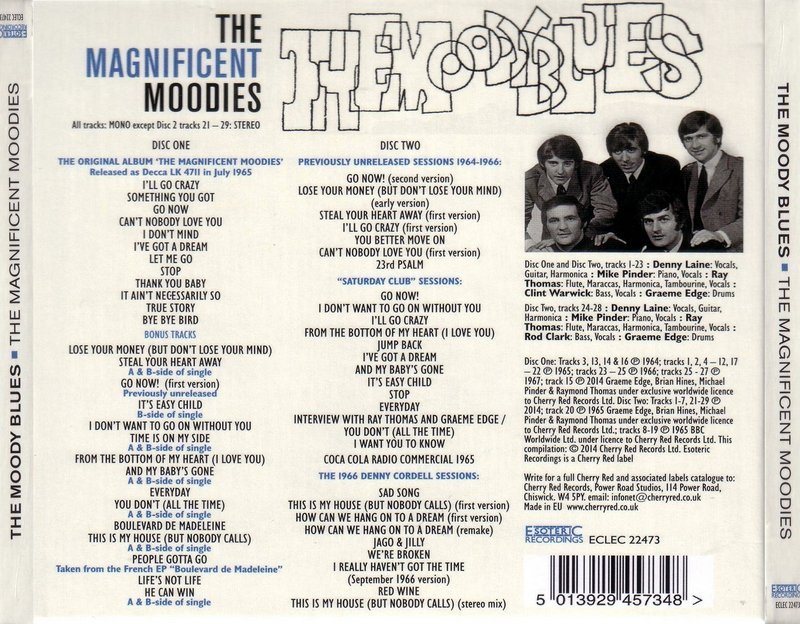 The Moody Blues - The Magnificent Moodies (1964-66) (Deluxe Edition, Remastered, 2014) 2CD Lossless