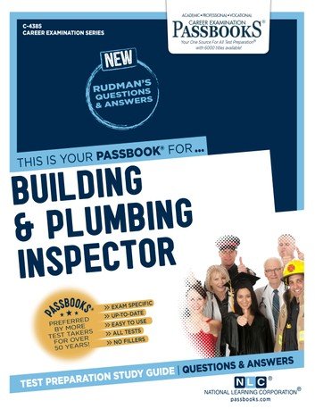 Building and Plumbing Inspector: Passbooks Study Guide