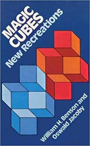 Magic Cubes: New Recreations
