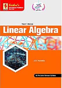Linear Algebra by A.R. Vasishtha