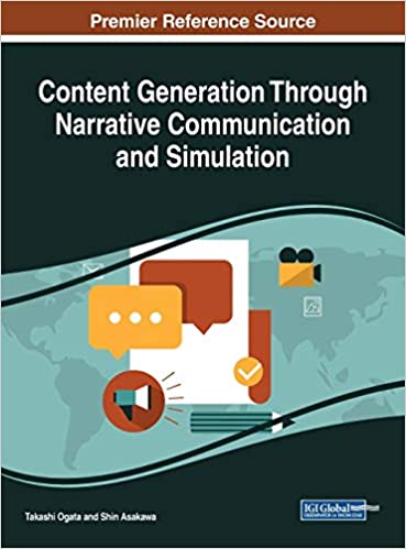 Content Generation Through Narrative Communication and Simulation