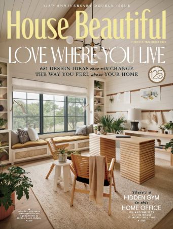 House Beautiful USA   October/November 2021