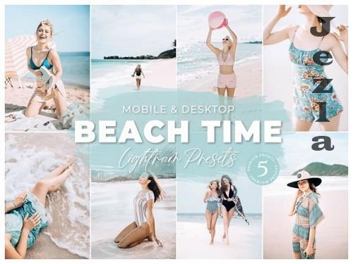 Beach Time Mobile Desktop Lightroom Presets Lifestyle Instagram