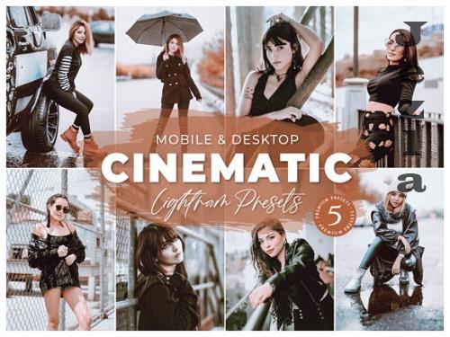 Cinematic Mobile Desktop Lightroom Presets Lifestyle Instagram