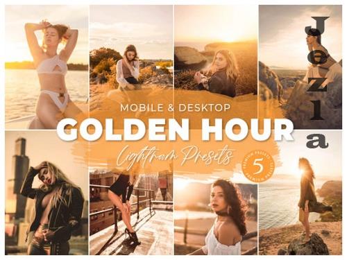 Golden Hour Mobile Desktop Lightroom Presets Lifestyle Instagram