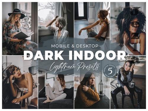 Dark Indoor Mobile Desktop Lightroom Presets Lifestyle Instagram