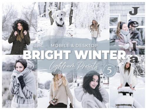 Bright Winter Mobile Desktop Lightroom Presets Lifestyle Instagram