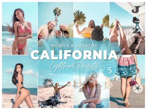 California Mobile Desktop Lightroom Presets Lifestyle Instagram