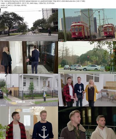 Selling the Big Easy S01E02 Uptown Mansion vs Lakefront Estate 720p HEVC x265 