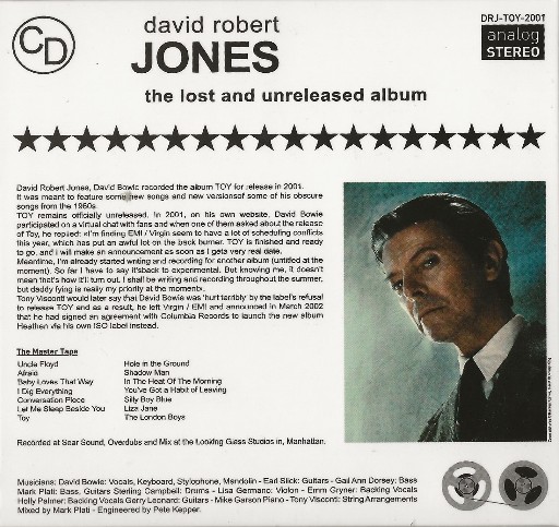 David Robert Jones (David Bowie) - Toy (The Lost And Unreleased Album) (2020) [CD FLAC]