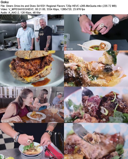 Diners Drive-Ins and Dives S41E01 Regional Flavors 720p HEVC x265-MeGusta