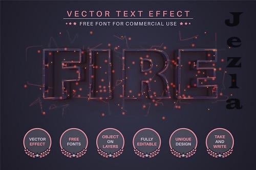 Fire - Editable Text Effect - 6515703